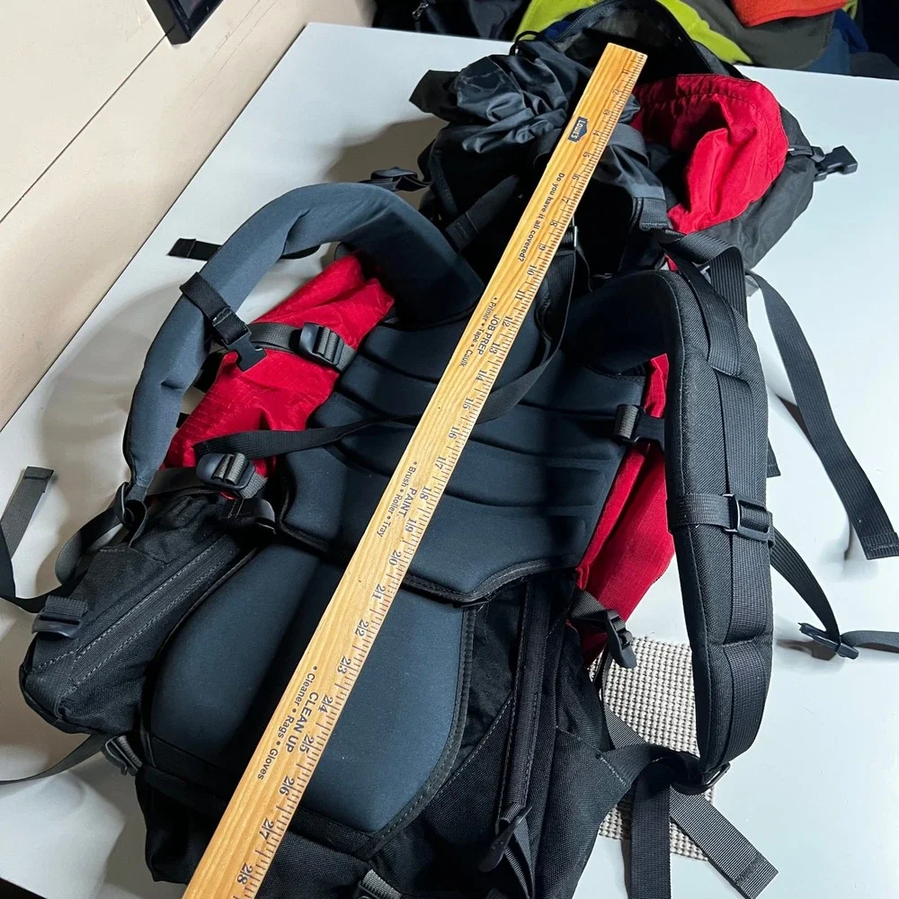 Arcteryx Bora 70 Backpack Red Black Internal Frame Hiking Trekking Pack 24in